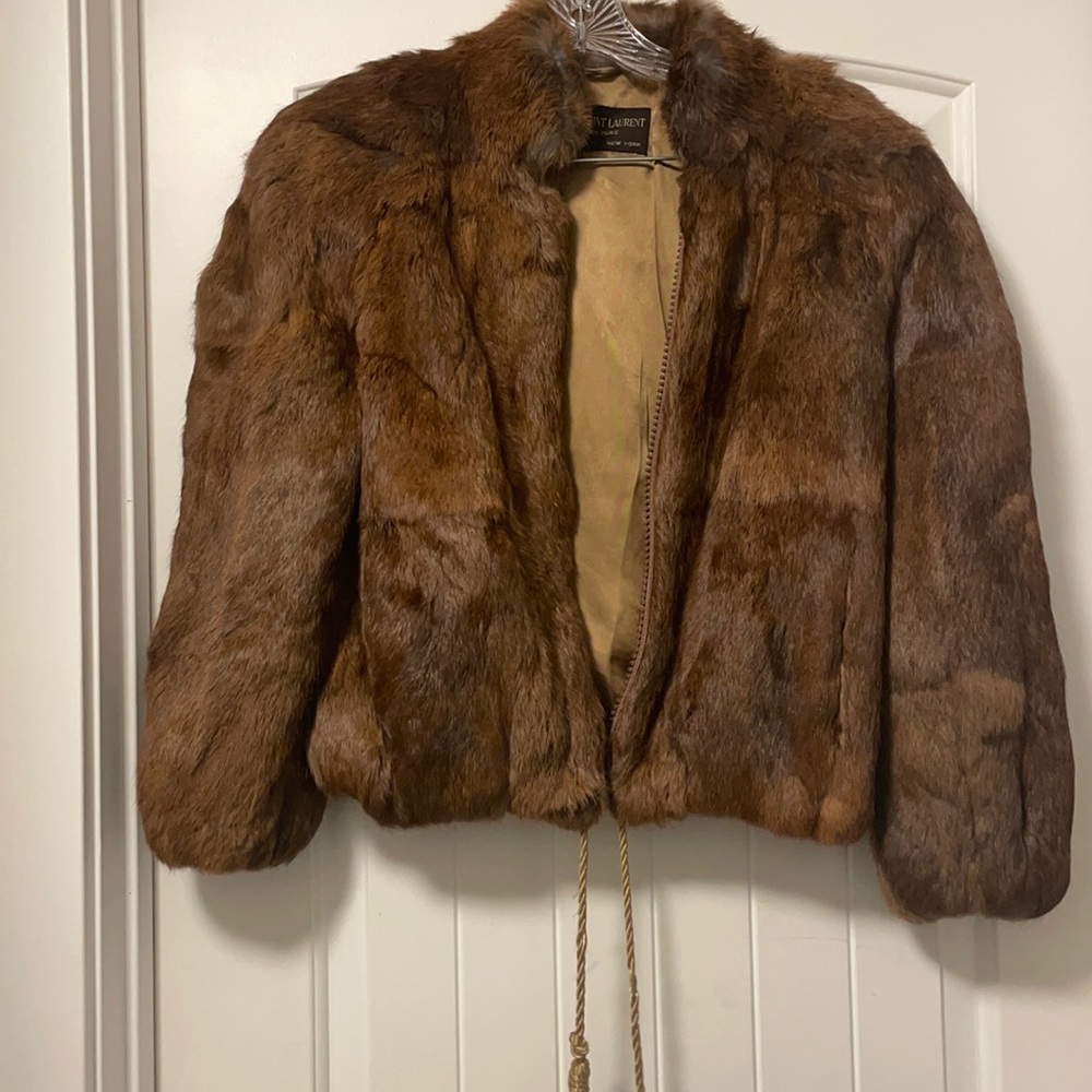 Real fur jacket